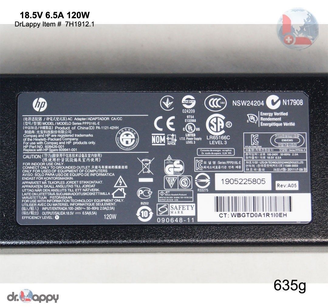 Sạc Laptop HP 19V - 9.5A(180W)